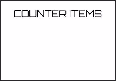 Picture for category COUNTER ITEMS