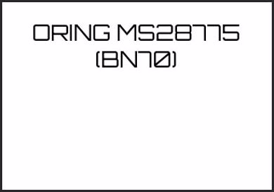 Picture for category ORING MS28775 (BN70)
