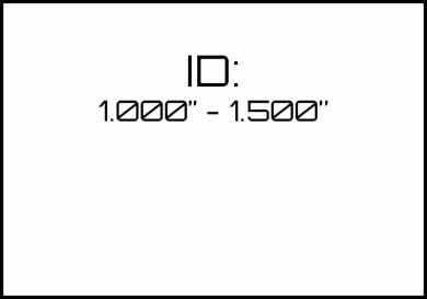 Picture for category ID: 1.000" - 1.500" 