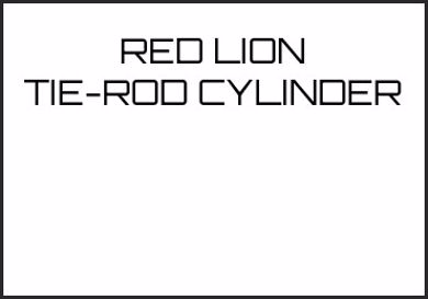 Picture for category RED LION TIE-ROD CYLINDER