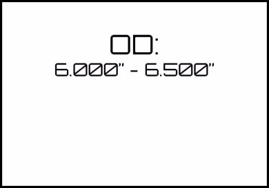 Picture for category OD: 6.000" - 6.500" 