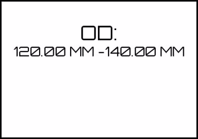 Picture for category OD: 120.00 MM - 140.00 MM