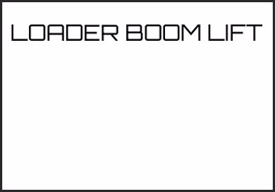 Picture for category LOADER BOOM LIFT