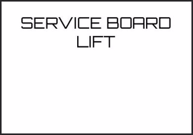 Picture for category SERVICE BOARD LIFT