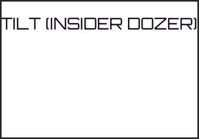 Picture for category TILT (INSIDER DOZER)