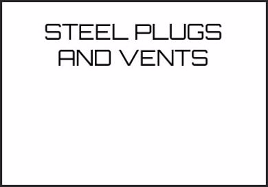 Picture for category STEEL PLUGS AND VENTS