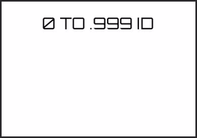 Picture for category 0 TO .999 ID