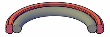 Picture of PISTON SEAL 2-PC METRIC