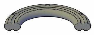 Picture of PISTON SEAL PNEUMATIC METRIC