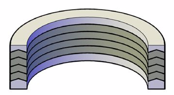 Picture of 60 X 80 X 14.6 BROWN VITON/BRZ PTFE